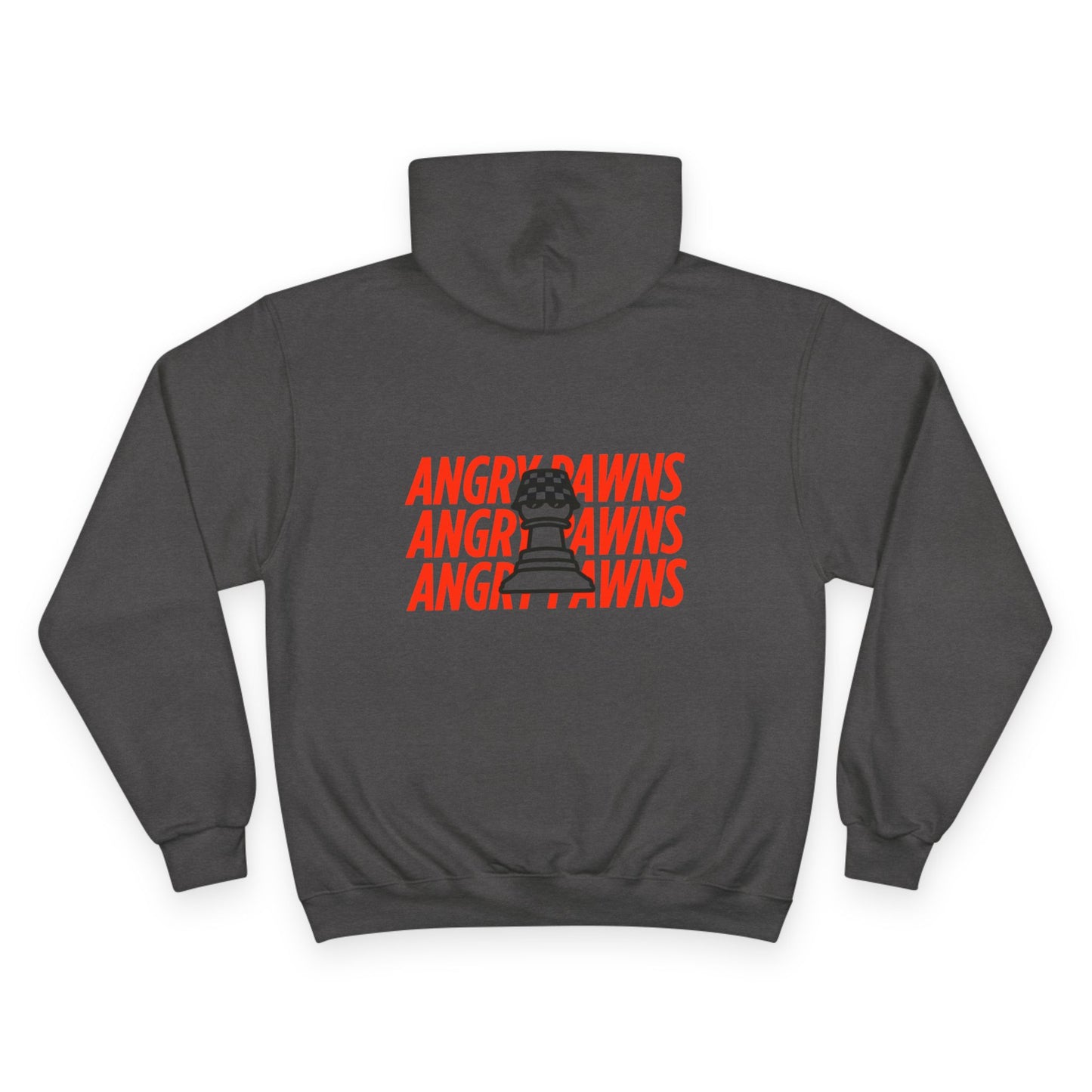 Champion Hoodie with Angry Pawns Graphic