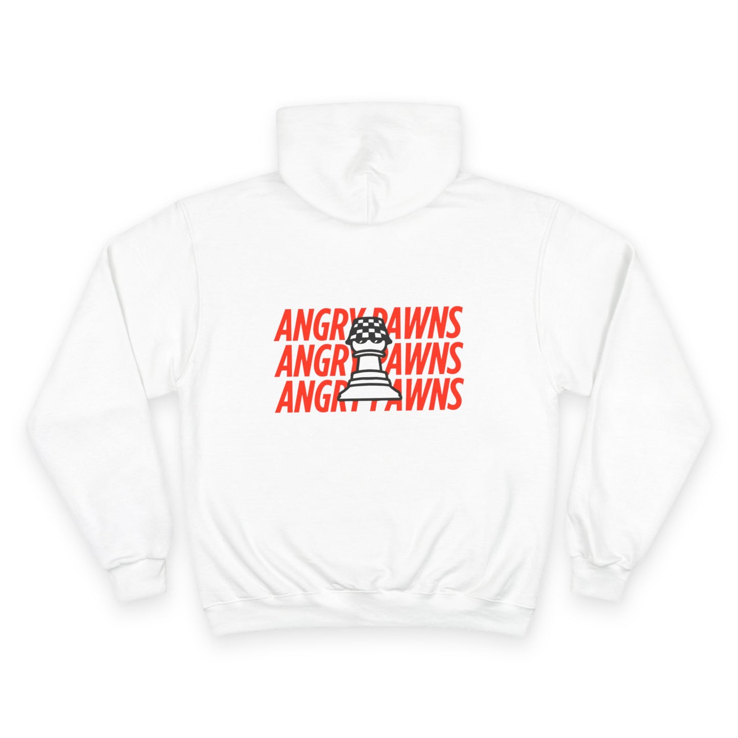 Champion Hoodie with Angry Pawns Graphic